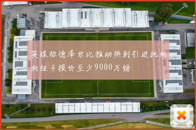 英媒称德泽尔比推动热刺引进托纳利纽卡报价至少9000万镑